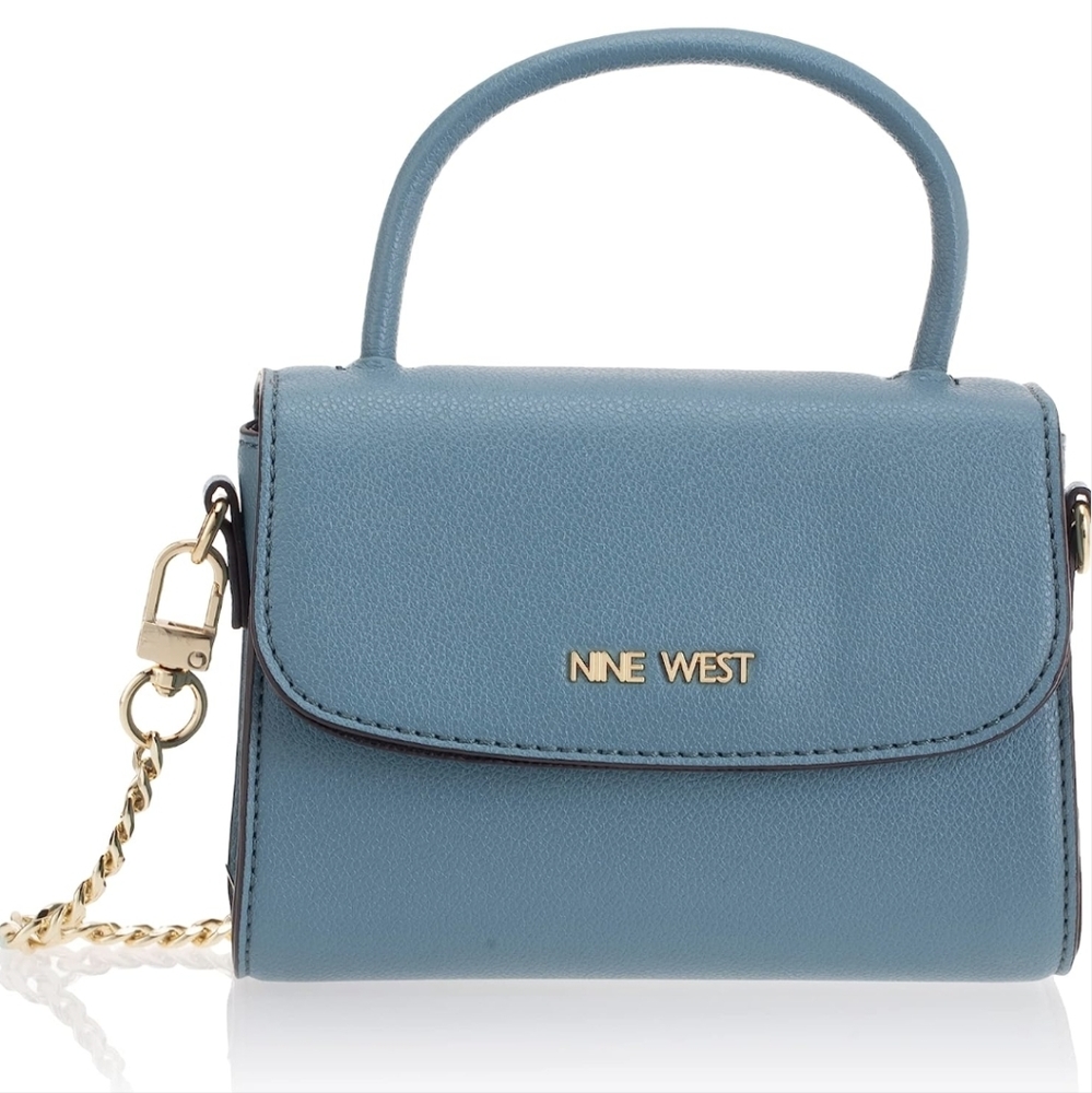 Nine West verdigris color Dayle crossbody bag